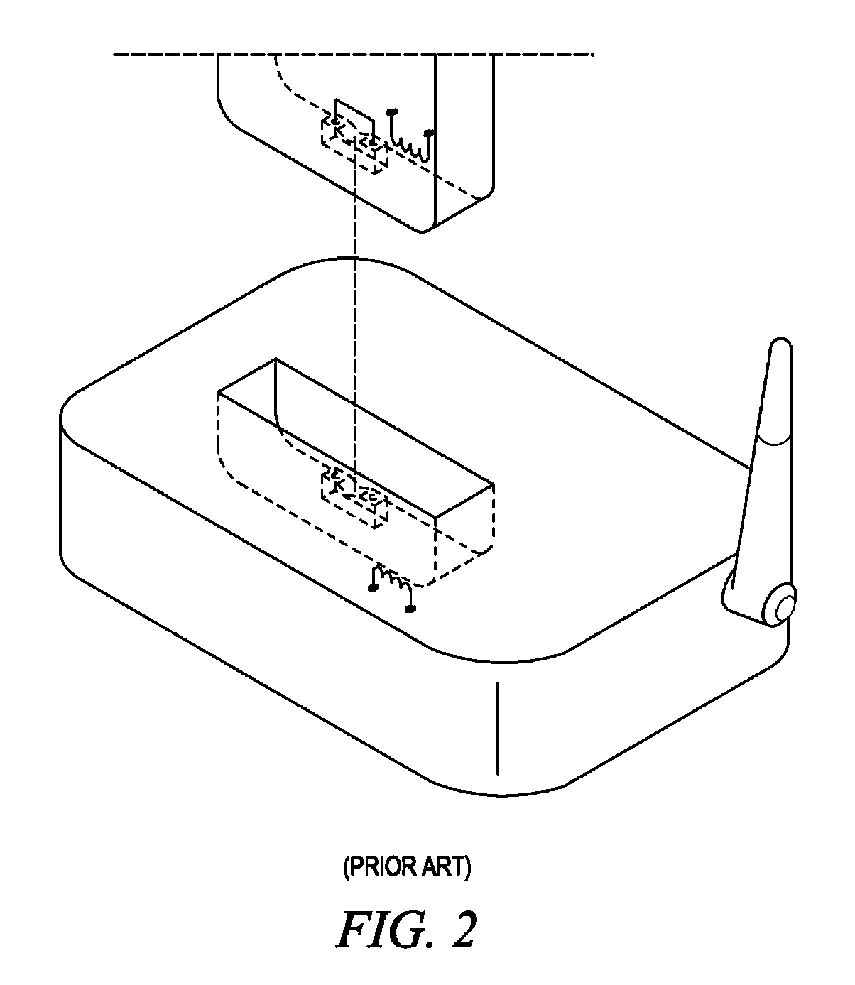 Contact less charger with alignment indicator