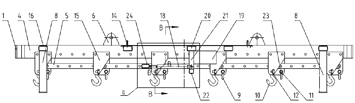 Automatic unhooking lifting tool