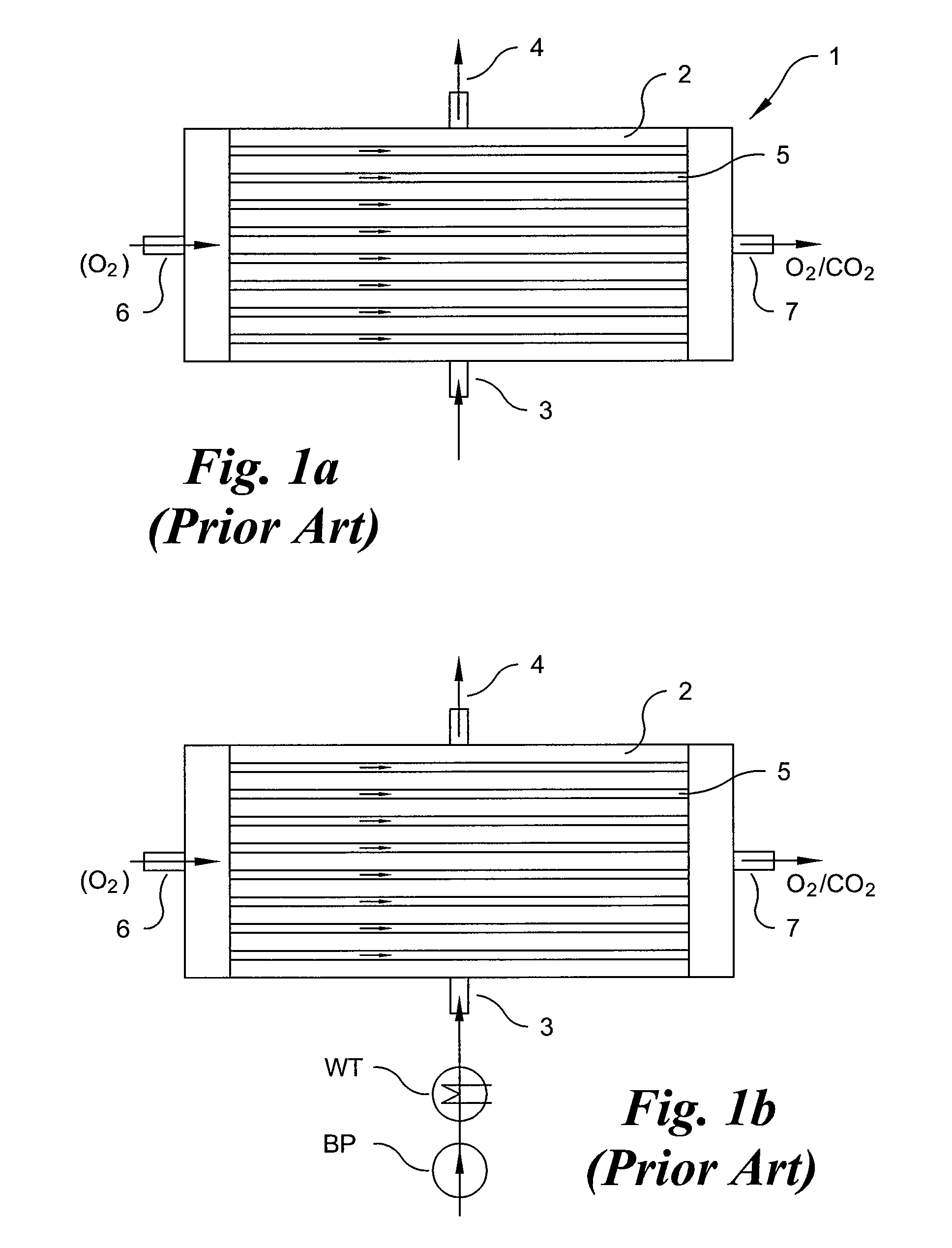 Device for transferring mass and/or exchanging energy