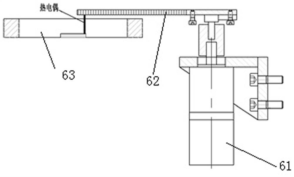 Device and method for heating materials based on high-power laser