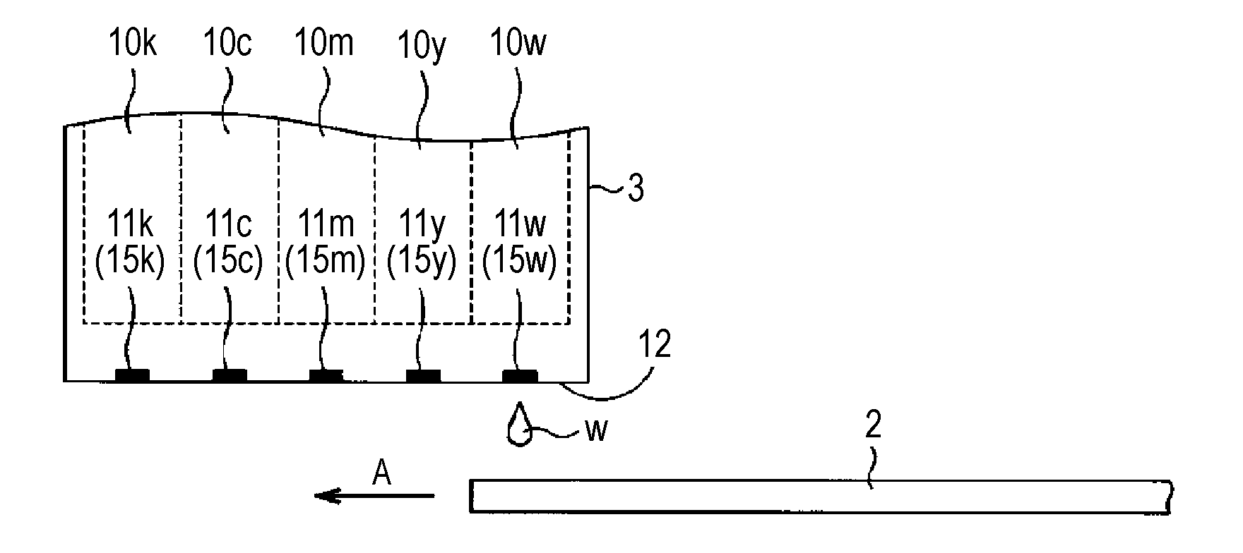 Ink jet printer device and humidification method of ejection portion