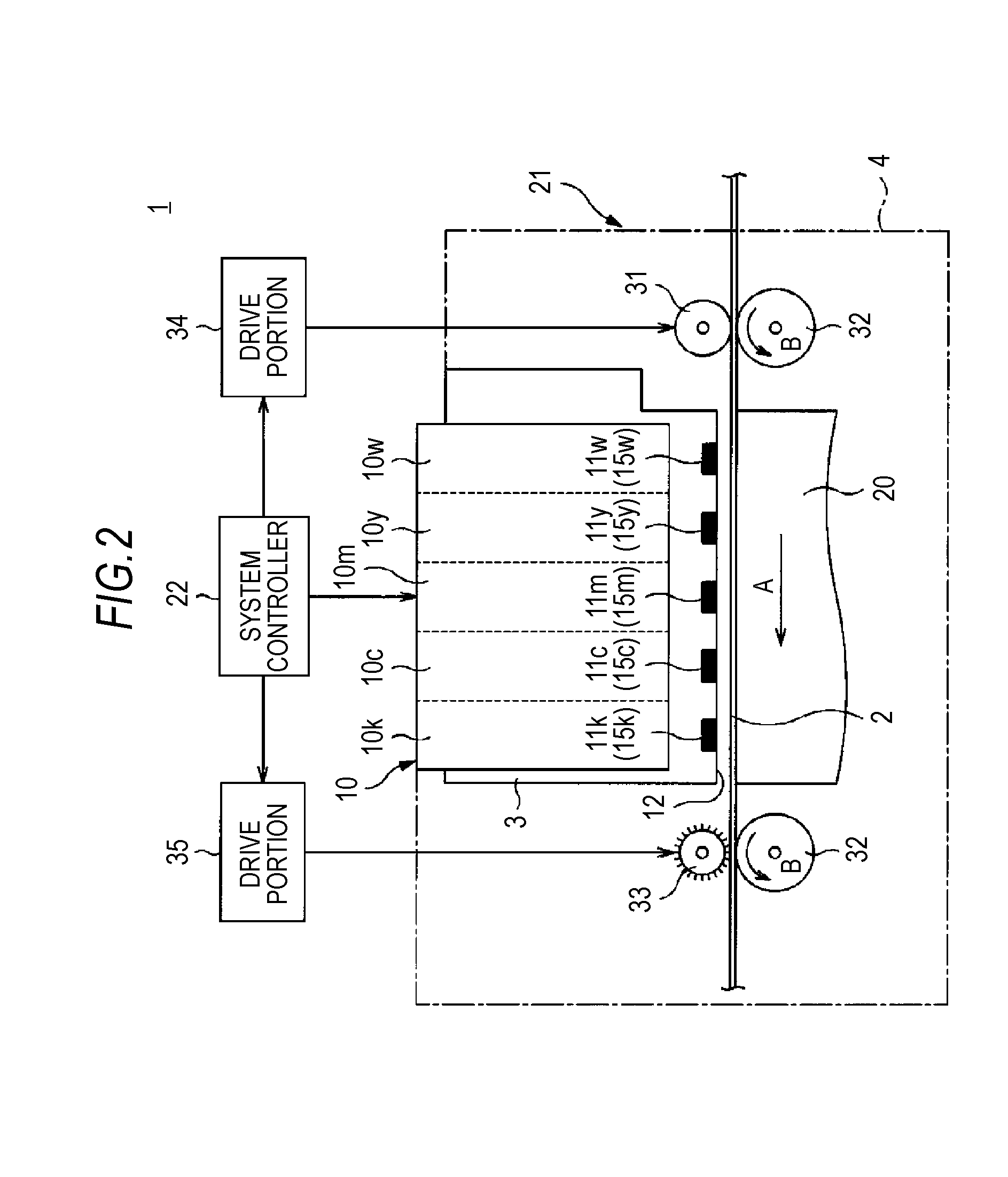 Ink jet printer device and humidification method of ejection portion