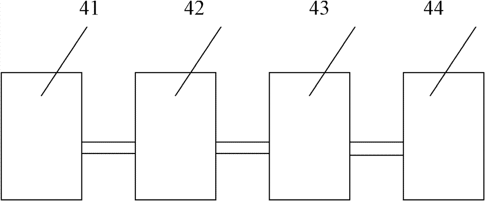 Device and method for advancement treatment of printing and dyeing wastewater