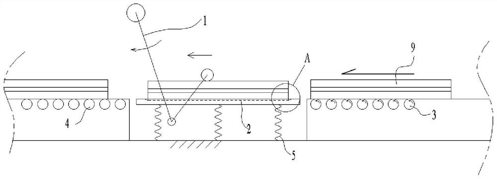 Full-automatic hot press molding device for multi-layer composite epoxy glass fiber plate