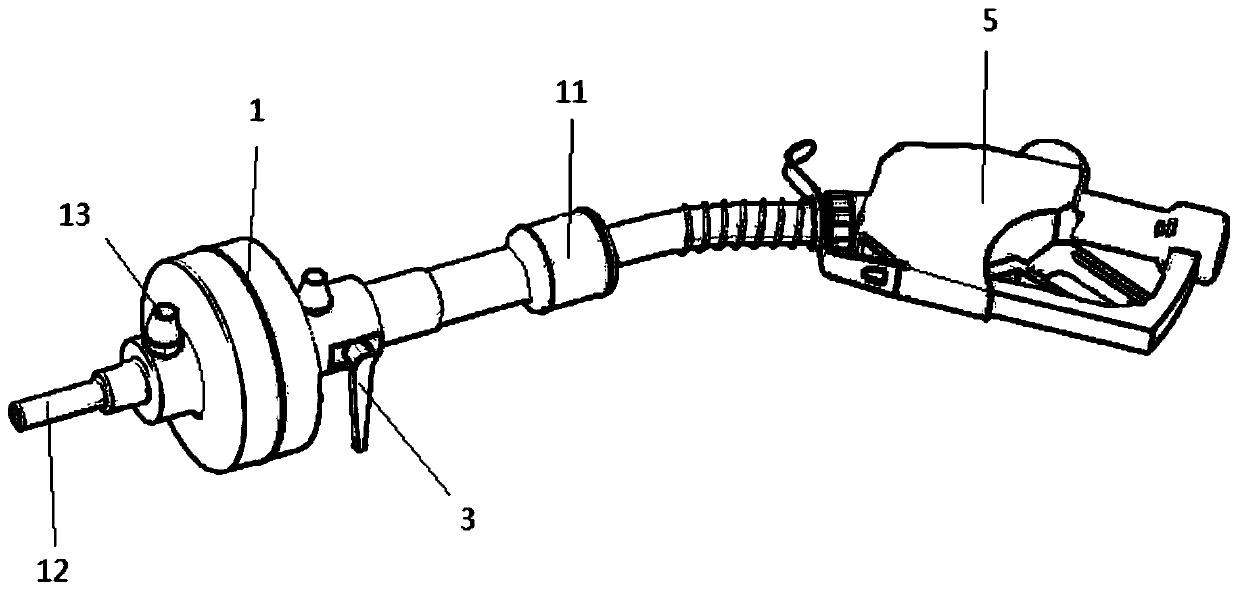 High-pressure gas particulate matter sampling device