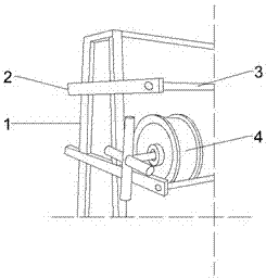 Coil storage device for silk thread spinning
