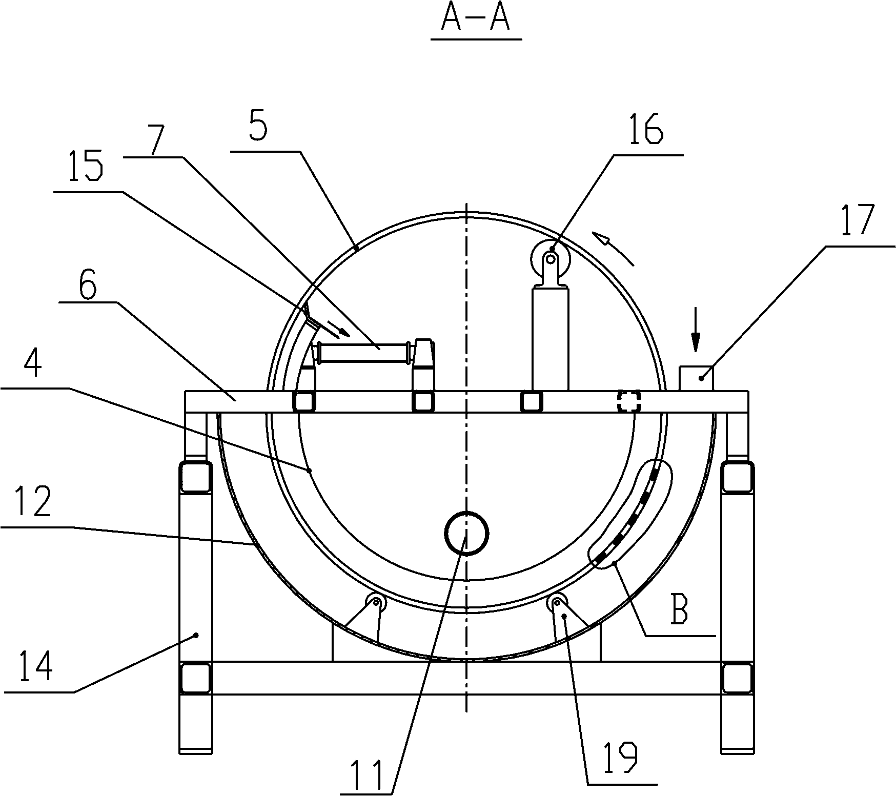 Built-in magnetic separation filter pressing dehydrator