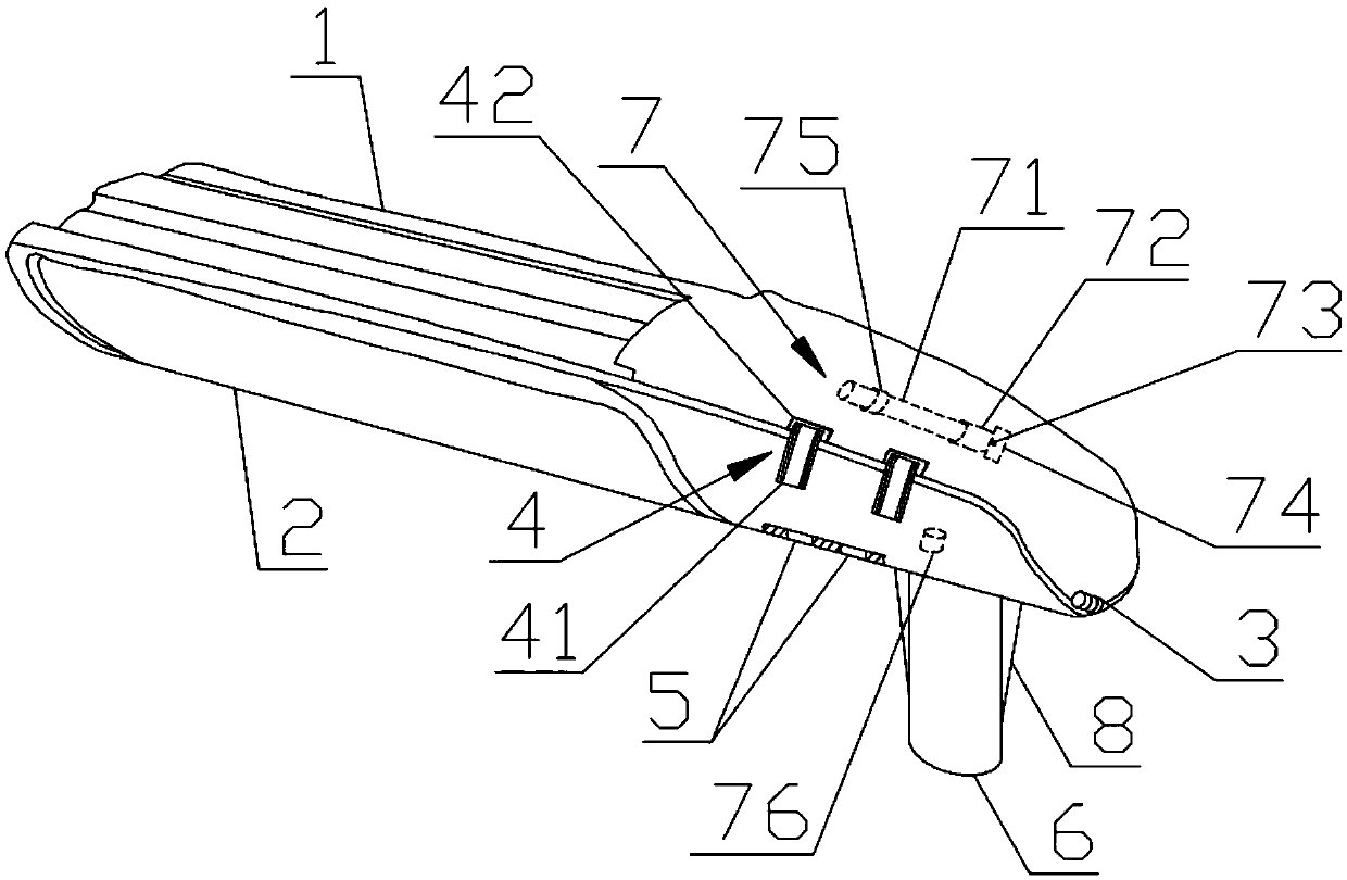 LED street lamp shell