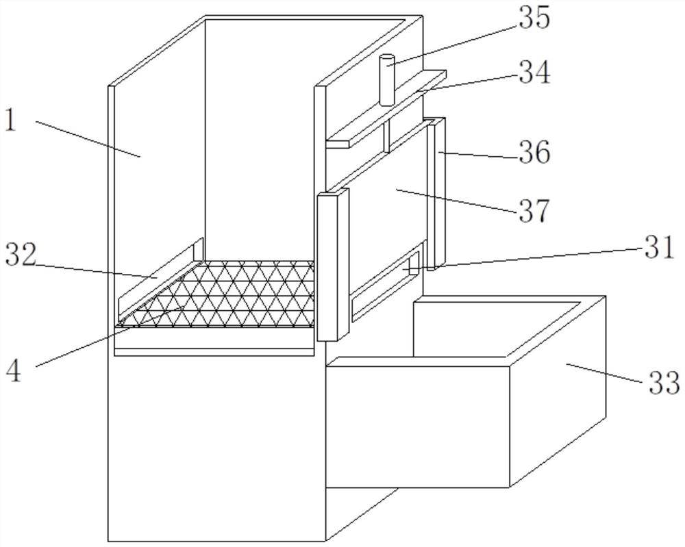 Buried efficient initial rainwater treatment device