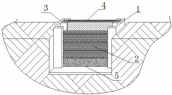 A filter and purification device for farmland first-stage backwater water quality