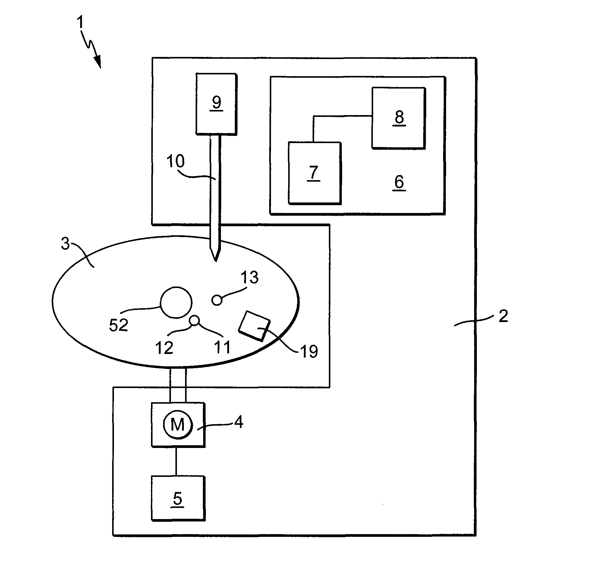 Analysis system and method for the analysis of a body fluid sample for an analyte contained therein