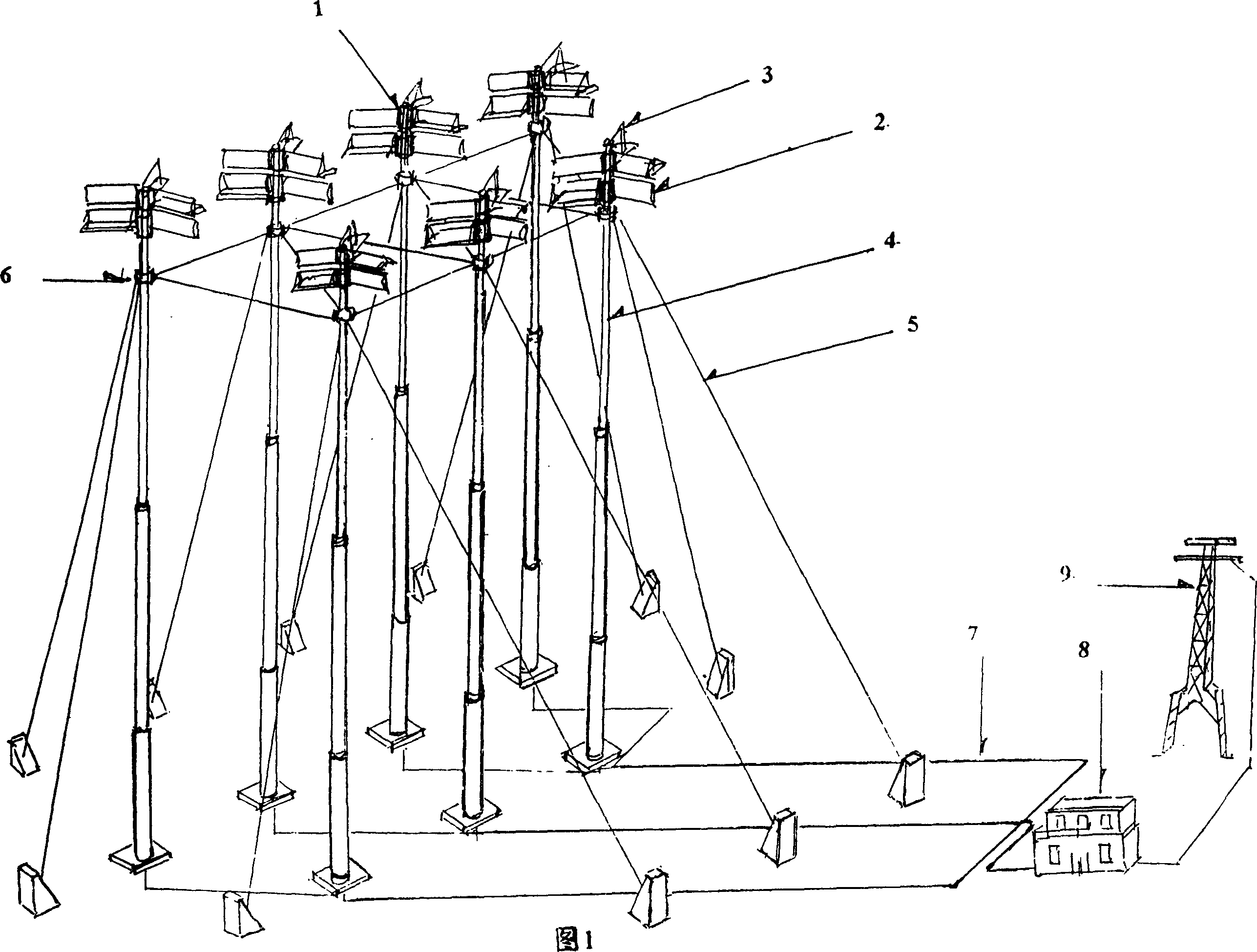 Wind-driven generating apparatus