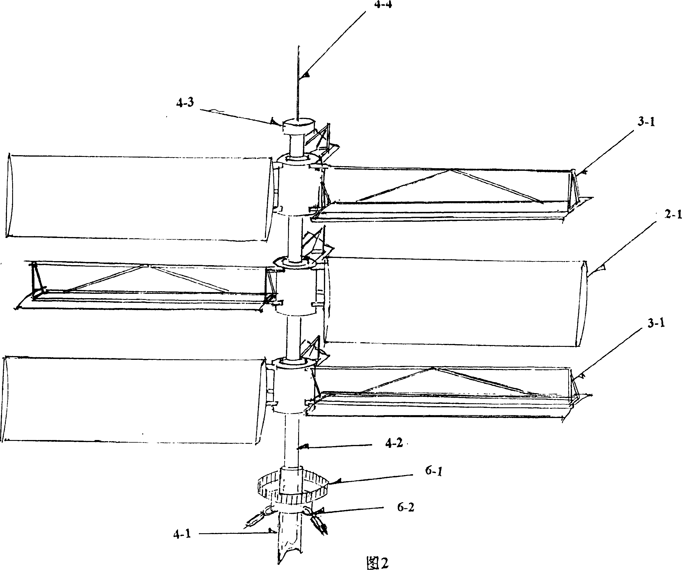 Wind-driven generating apparatus