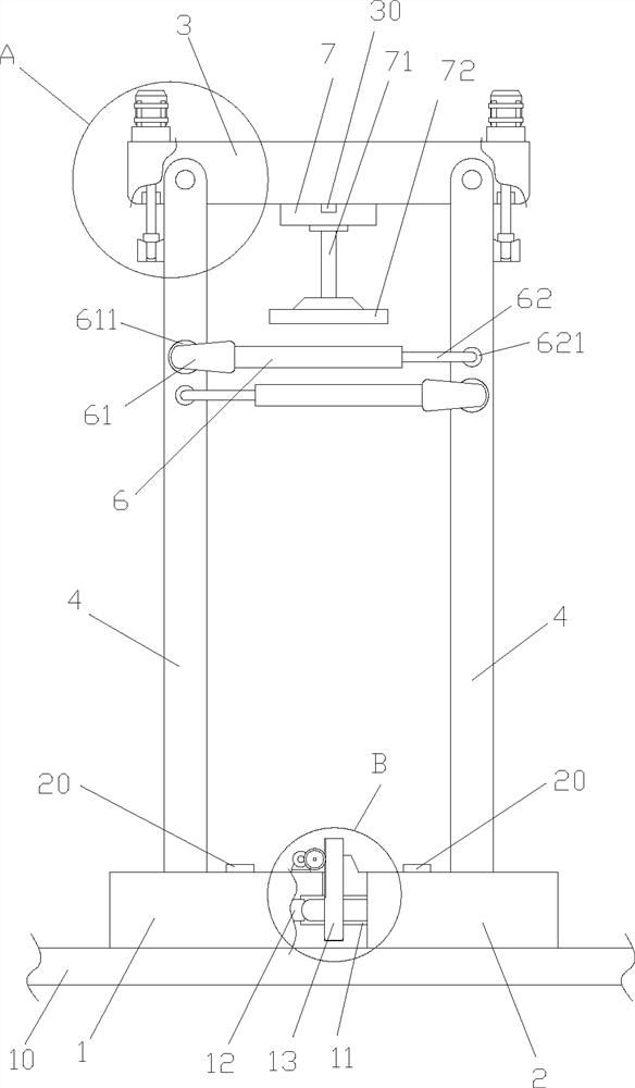 Intelligent container crane based on pressure sensor