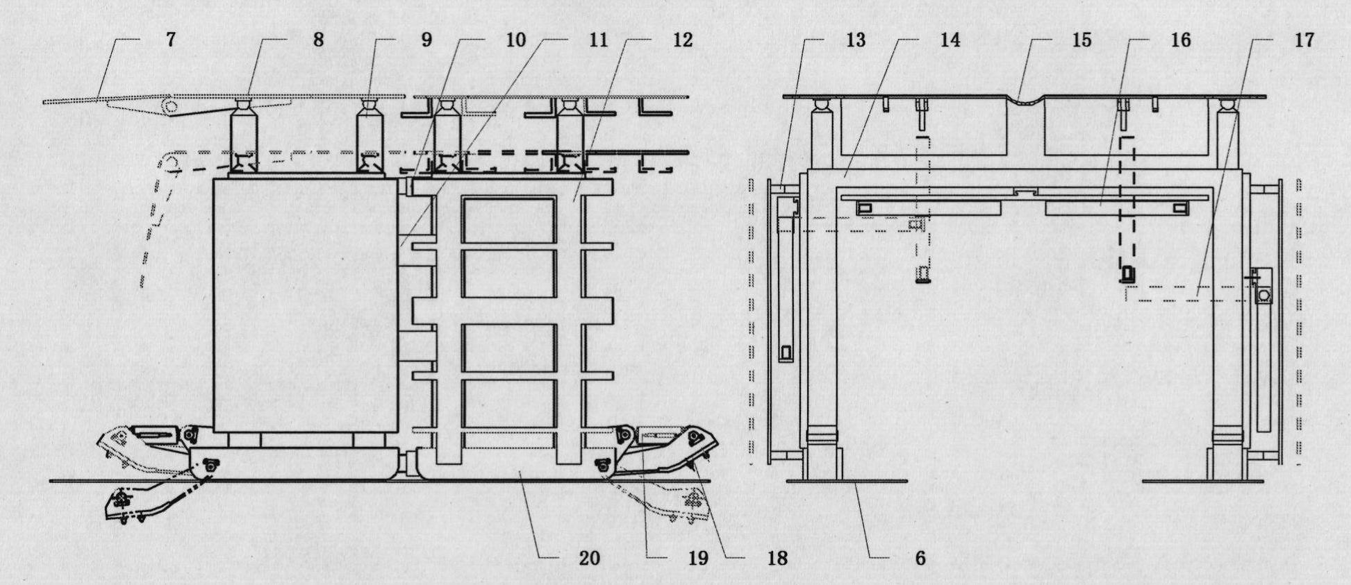 Tunneling, protecting and anchoring parallel work system and construction technology