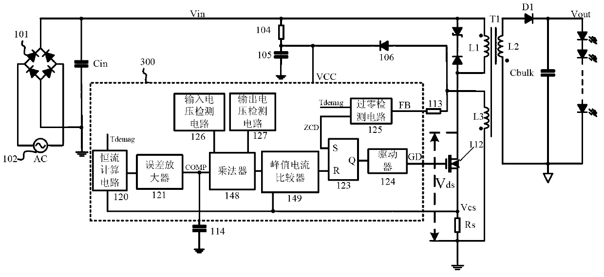 Switching power supply controller and switching power supply containing same