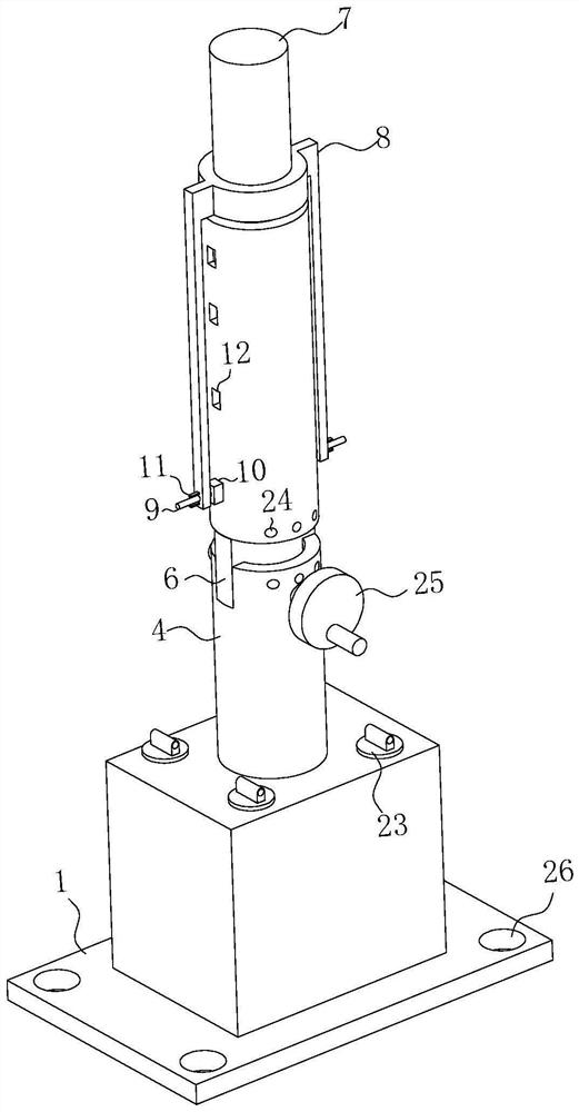 Communication antenna mast with height convenient to adjust