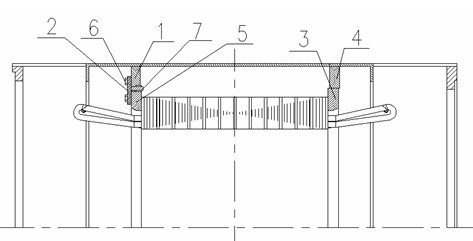 Mode and device for fixing stator and base of motor