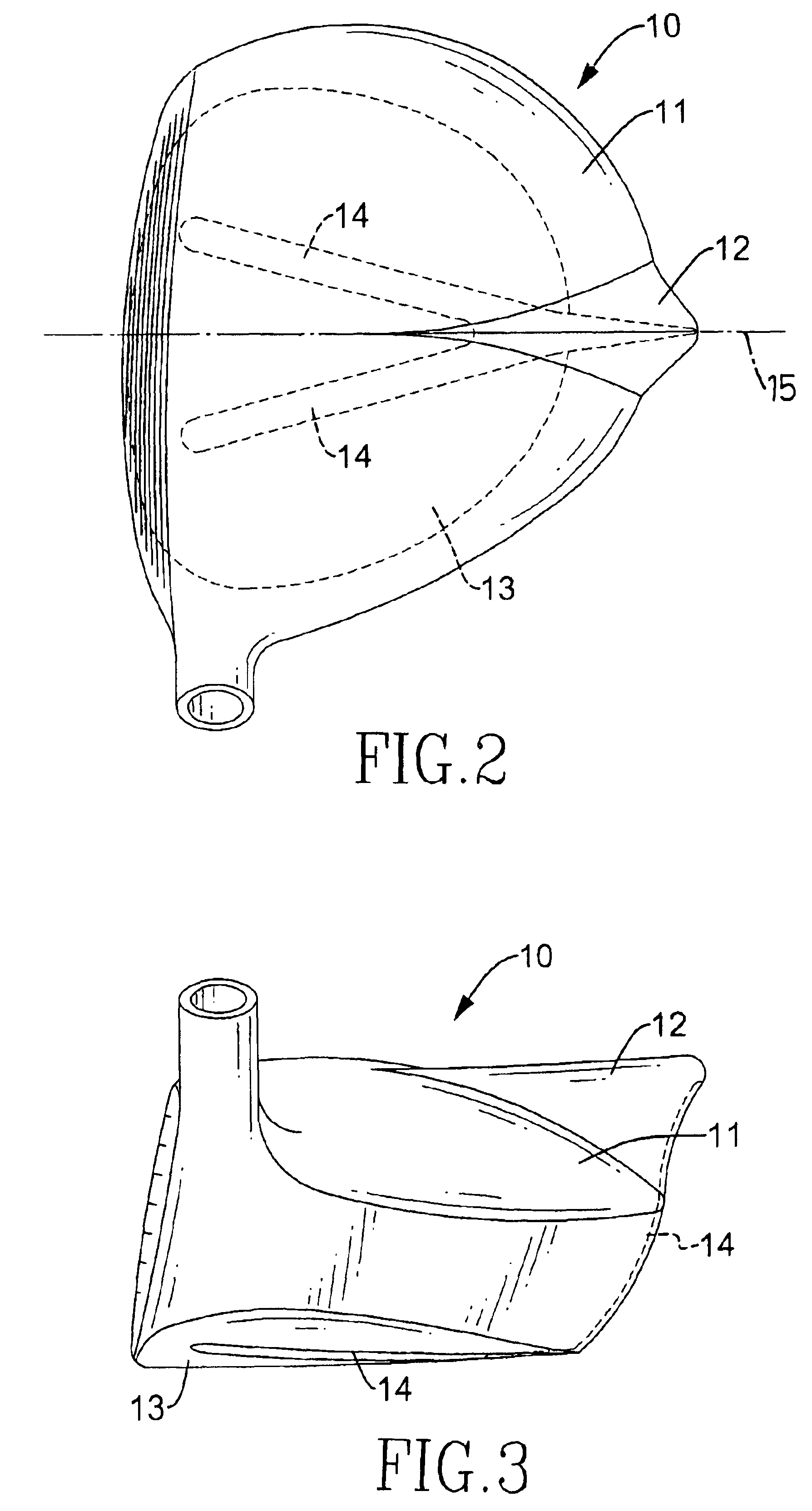 Wood type golf club head