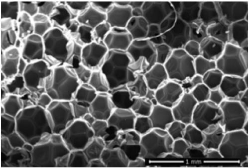 Alkaline foaming agent containing orthoformic acid alcohol amine salt and carbonic acid alcohol amine salt and application to preparation of polyurethane spray foam material