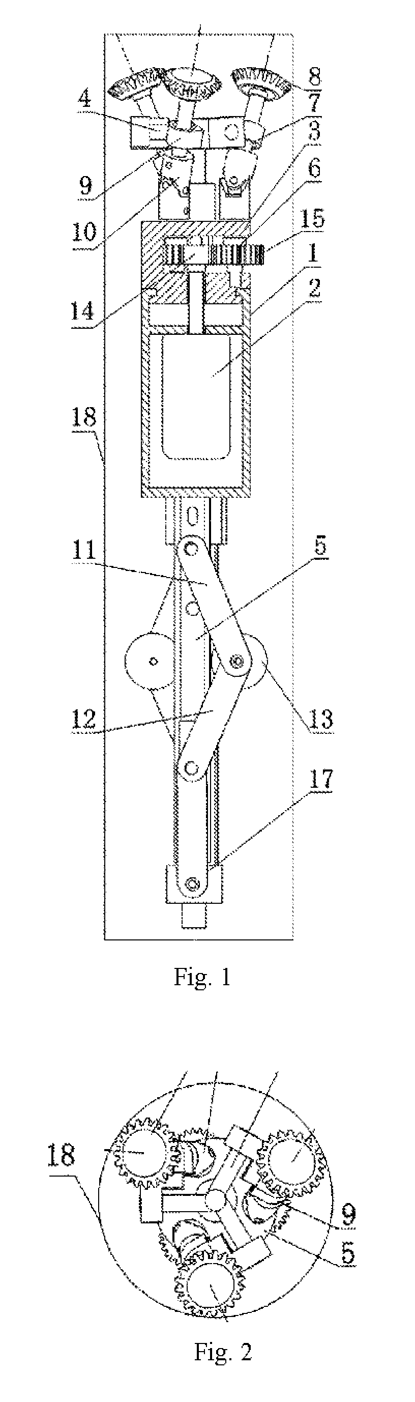 Actively driven spiral pipeline robot