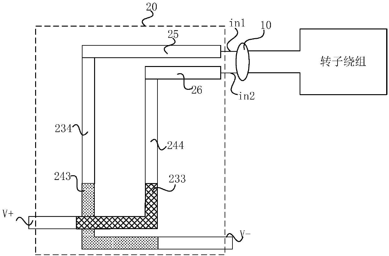 Excitation system and current collector loop commutation method of excitation system