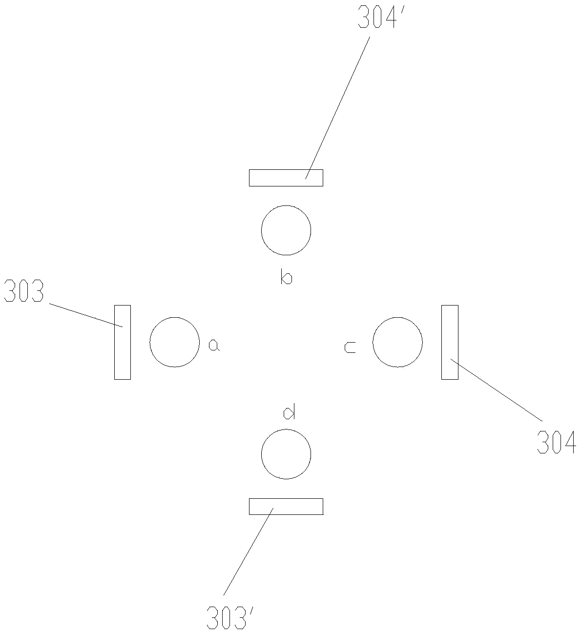 Arc-extinguishing structure of direct-current contactor