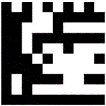 Two-dimensional code formed 72-bit matrix code error-correctable coding and decoding method