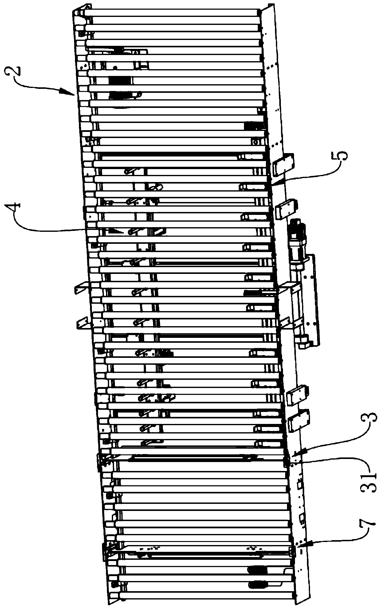 Positioning roller table for carton sealing machine