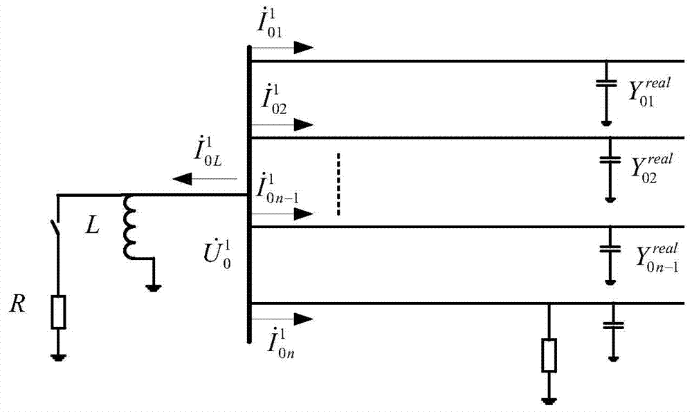 Method for realizing single-phase fault line selection of distribution network by using virtual current comparison principle