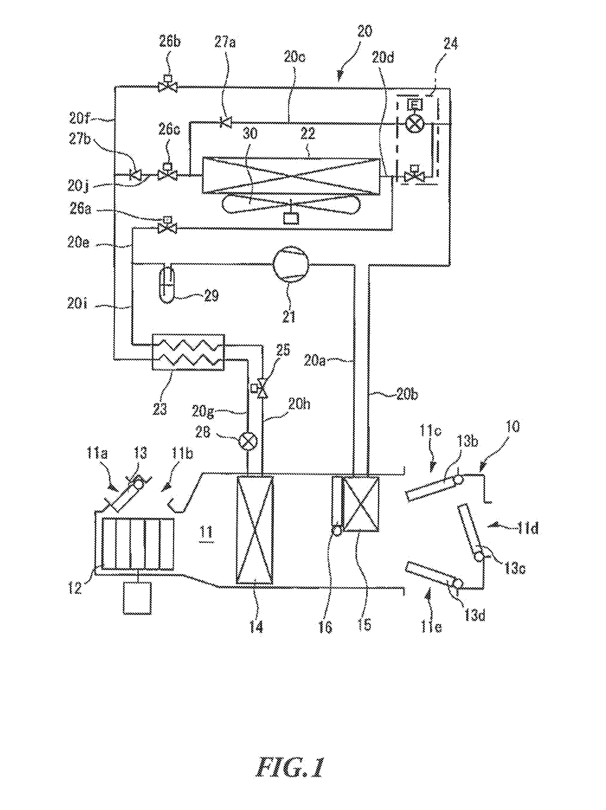 Vehicle Air Conditioning Apparatus