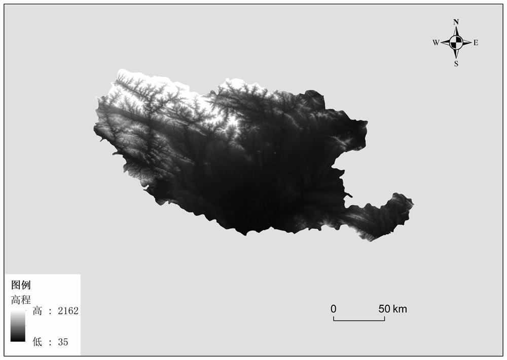 Water system extraction method based on digital elevation model (DEM)