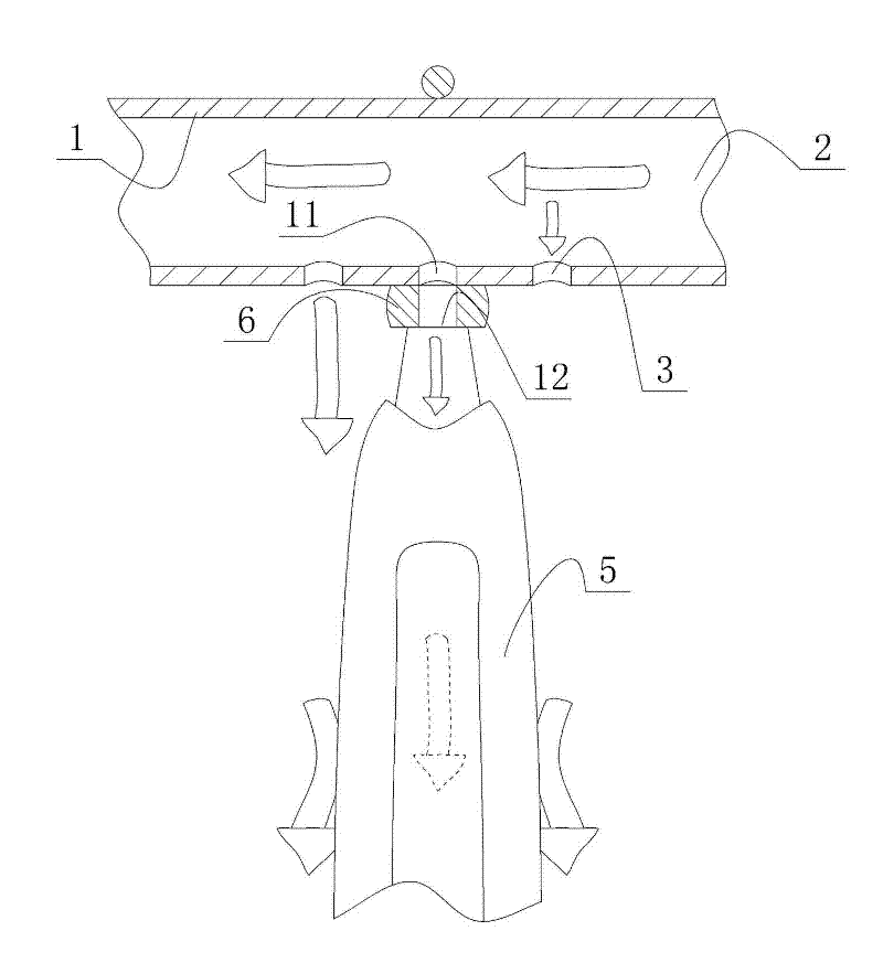 Clothes hanger with blowing function