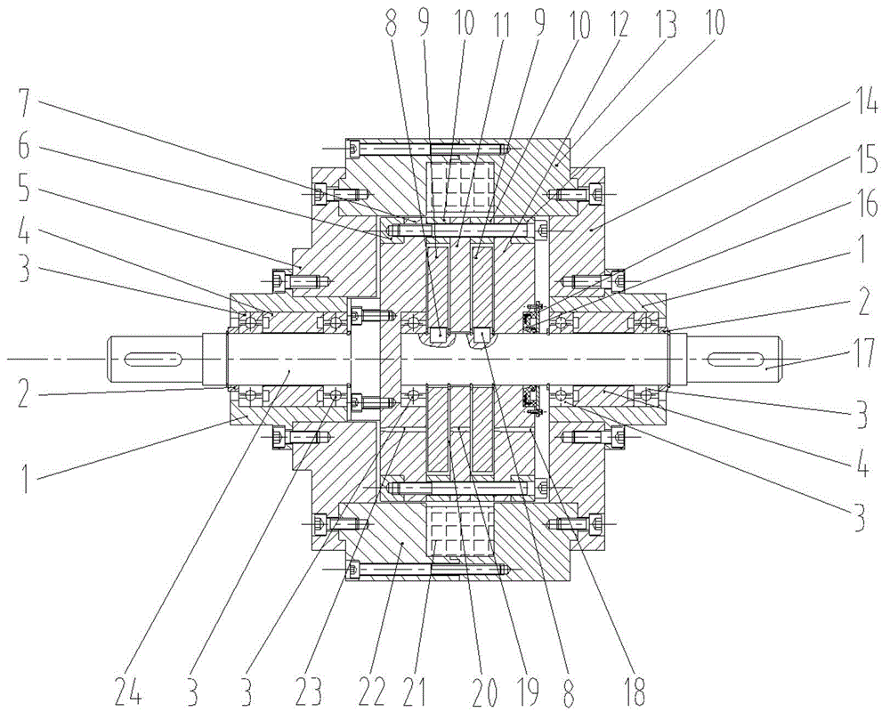 Multiple-piece magneto-rheological fluid torque transferring device