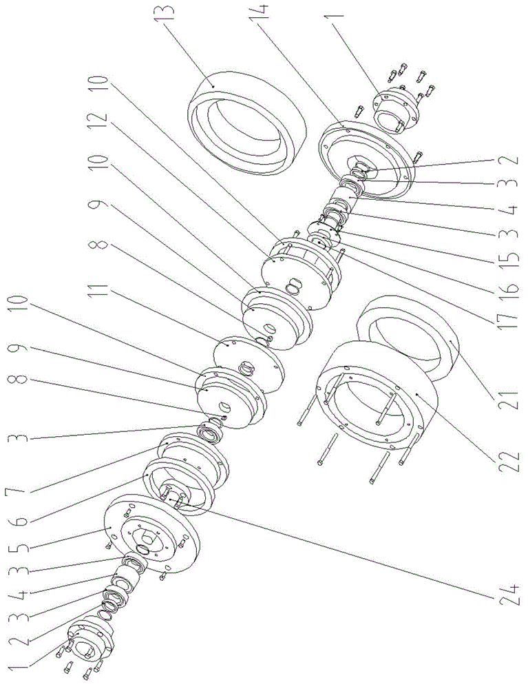 Multiple-piece magneto-rheological fluid torque transferring device