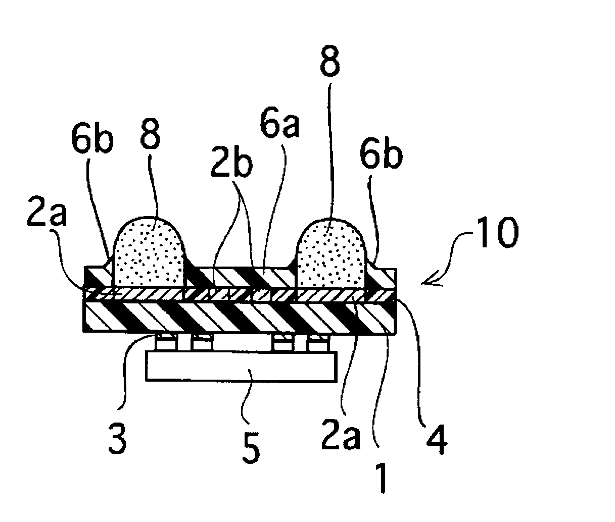 Junction structure and junction method for conductive projection