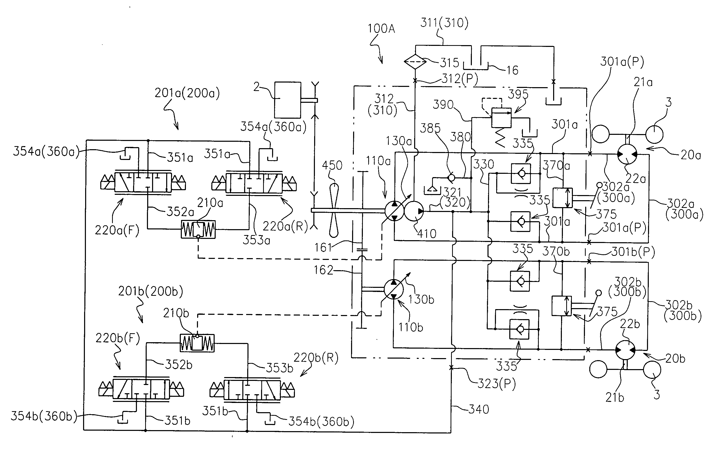 Hydraulic pump unit