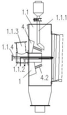 Efficient disturbance rotary incinerator