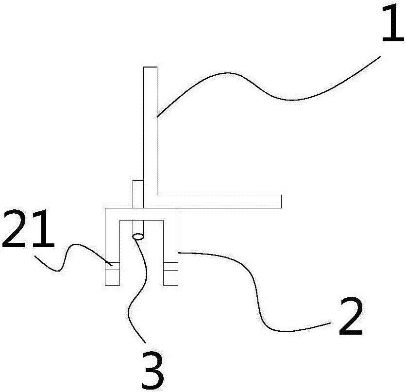 Bracket device for traction planting, and branch traction system