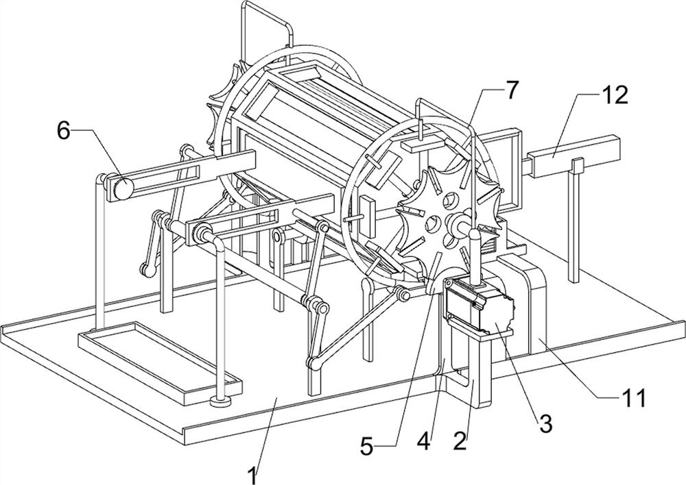 A device for printing colored dents on cardboard