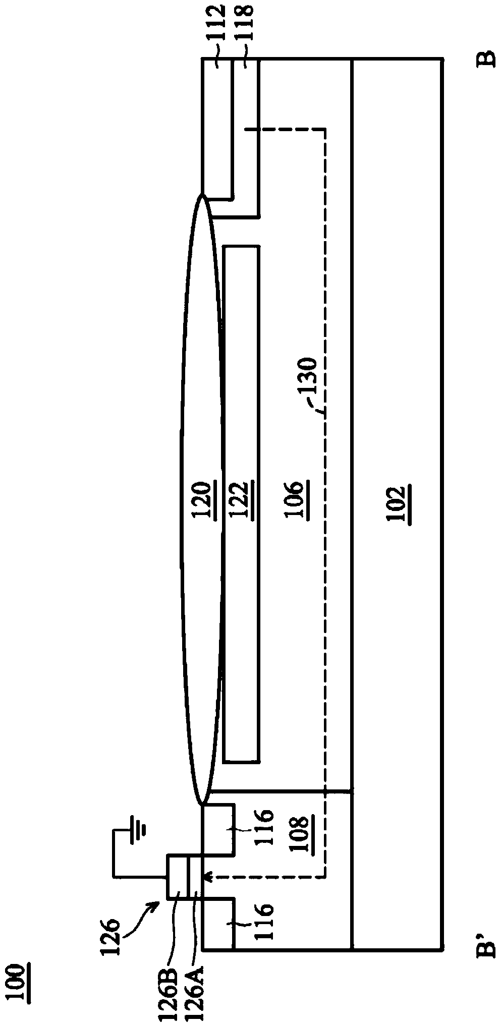 Laterally diffused metal oxide semiconductor field effect transistor