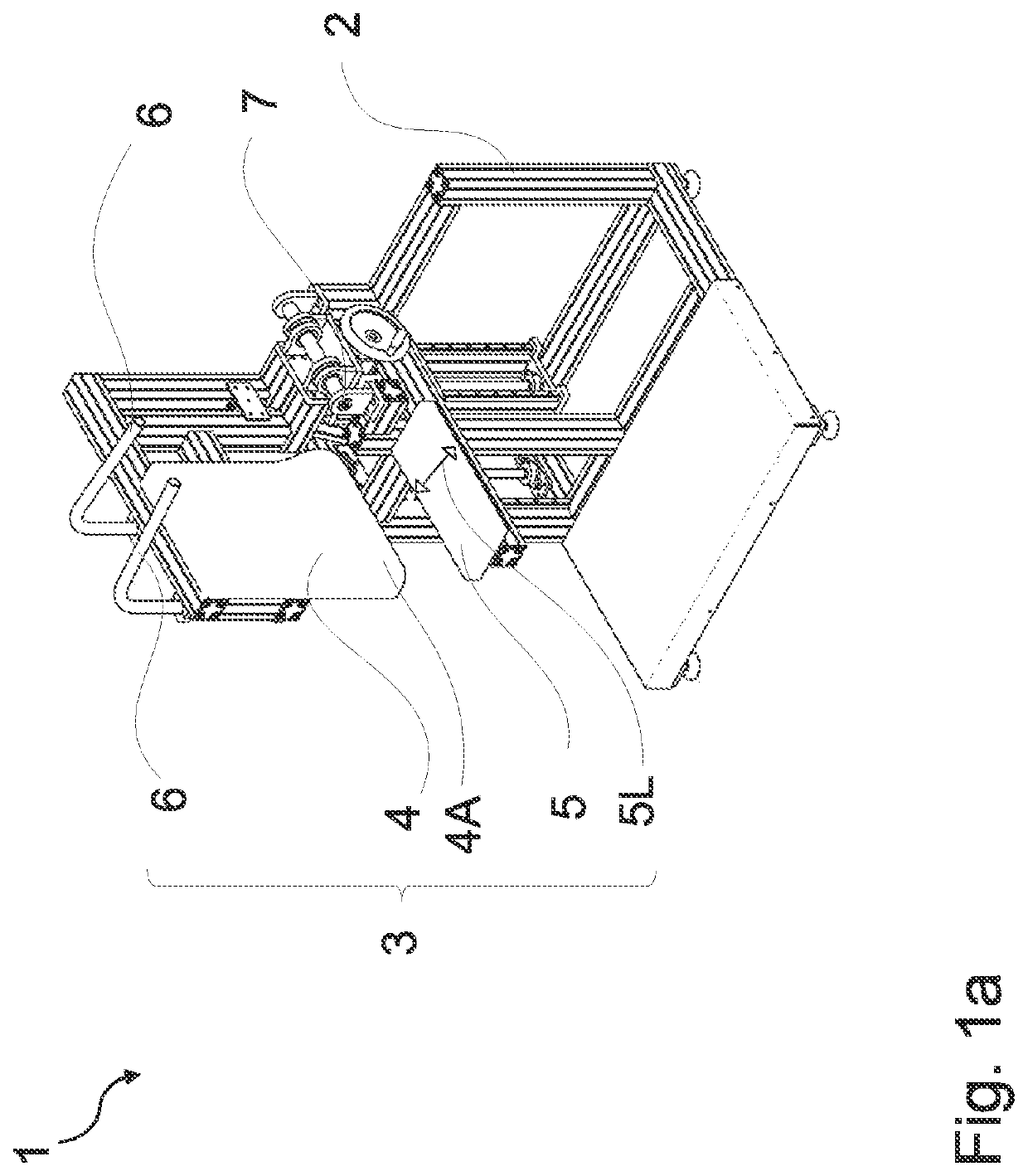 Training device for training individual muscle groups in the upper body