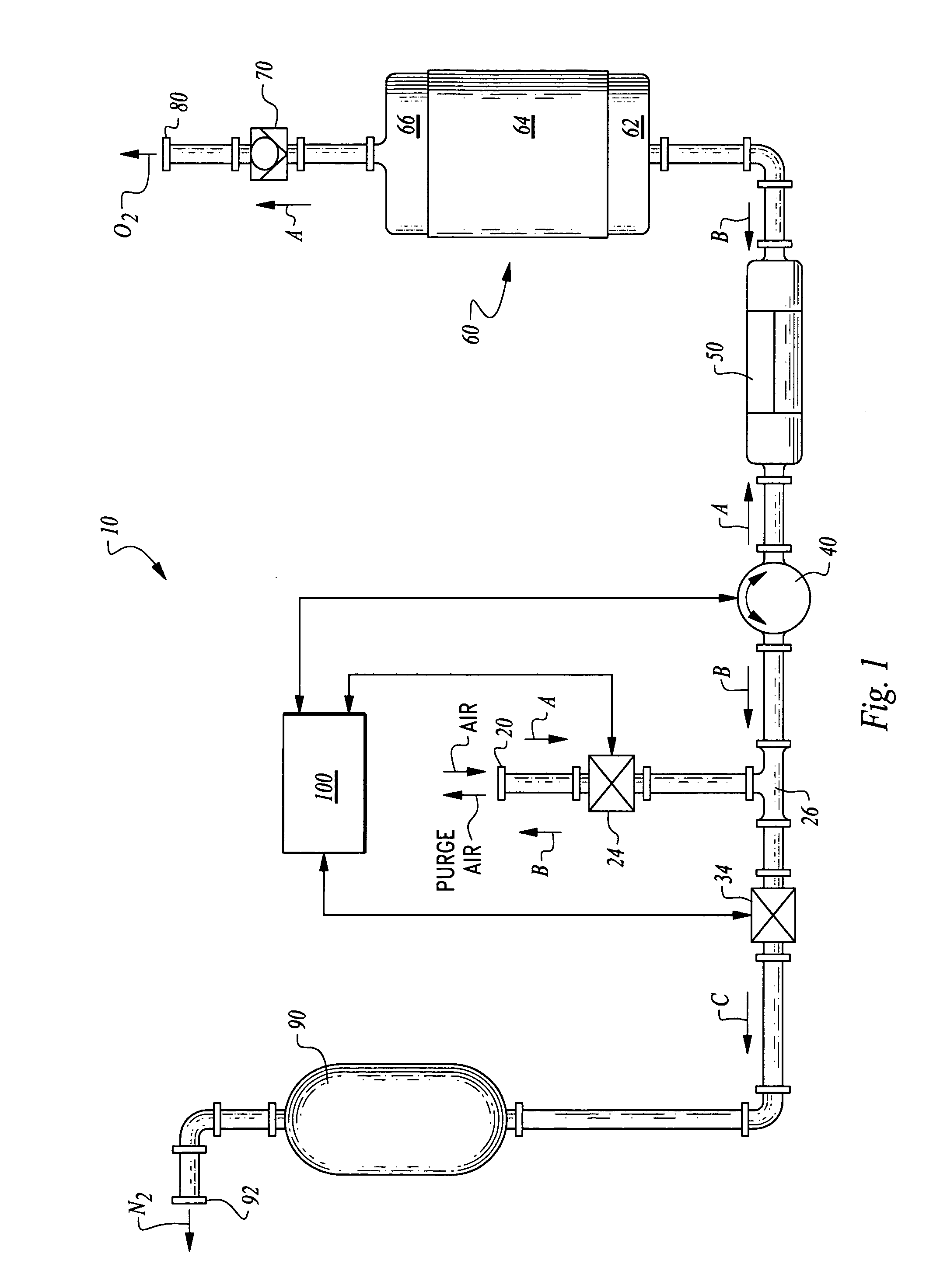 Nitrogen and oxygen separation using vacuum swing adsorption