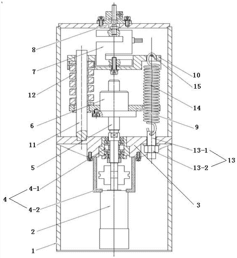 Force actuator based on tension-compression spring set