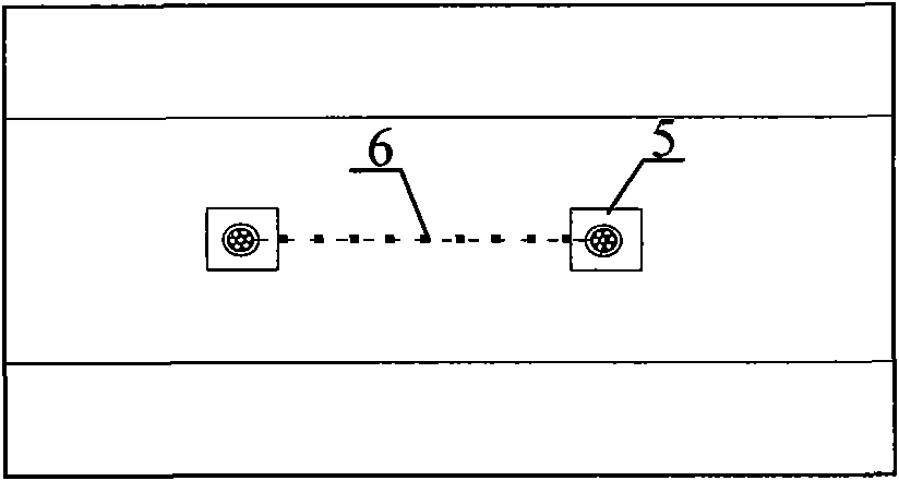 Anchor rod or anchor rope support stress test method and device