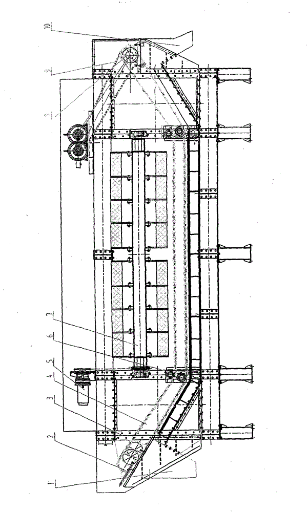 Dense-medium dry separation equipment