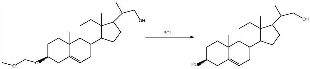 Method for preparing pregna-5-ene-3[beta], 21-diol by resting cell method