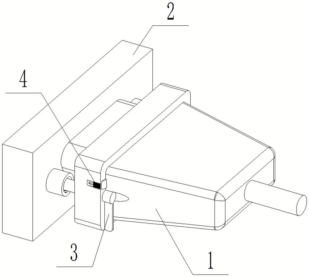 Locking plug-in structure for electronic plug-in installation