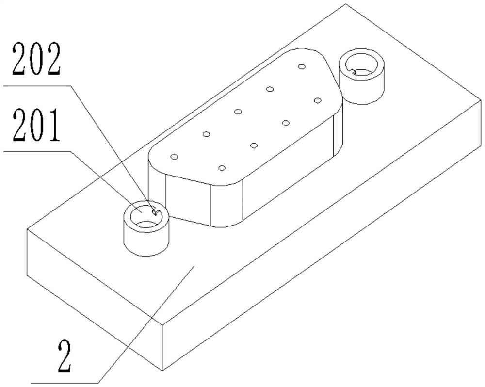 Locking plug-in structure for electronic plug-in installation