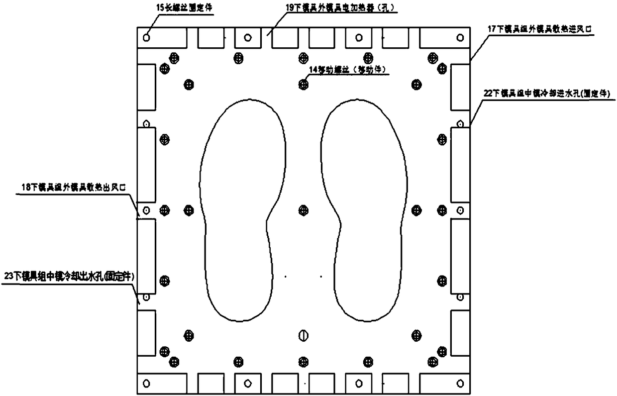 Electrothermal forming cold setting equipment module